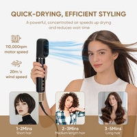 Sikat Pengering Rambut Kecepatan Tinggi 5 in 1, Alat Penata Rambut Otomatis, Sikat Pengering Rambut Ion Negatif, Penata Rambut Multifungsi Kecepatan Tinggi