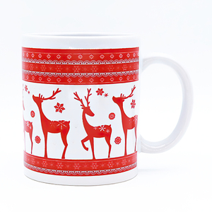 Tasse blanche vierge en céramique pour sublimation, tasse à café au lait personnalisée avec impression de logo - Product Image 5