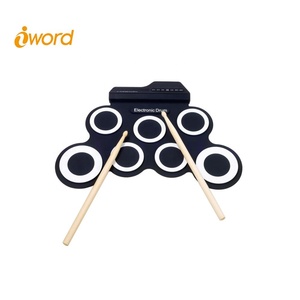 Iword G3002 USB MIDI Instruments de Musique Célébrant Numérique Silicone Enrouler le <span class=keywords><strong>Tambour</strong></span> Ensemble - Product Image 2