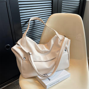 Bolso de <span class=keywords><strong>mujer</strong></span> de gran capacidad en color liso, nuevo estilo 2026, bolso de moda para comercio exterior, elegante y con estilo, bolso de hombro/bolso tote - Product Image 2