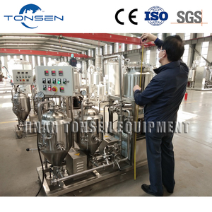 Système de brasserie sanitaire en acier inoxydable 100 200 500 800 1000 5000L avec cuve de mashing, cuve de lautering, cuve à tourbillonnage, <span class=keywords><strong>pompe</strong></span> à bière et moteur pour alcool - Product Image 2