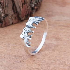 Anello alla Moda Hip Hop con Zirconi per Bambini, Anello Religioso con Gemma e Tecnologia di Incastonatura a Griffe, in Ottone Placcato - Product Image 2