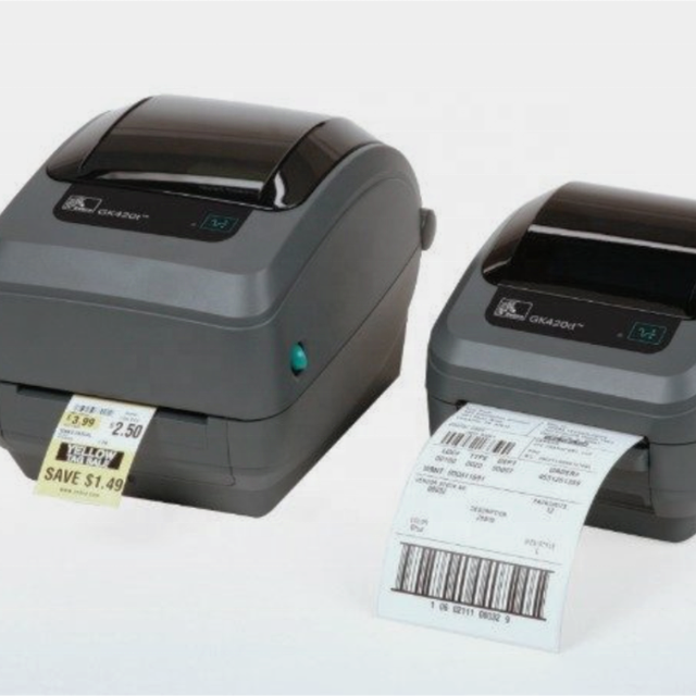 High Quality Zebra GK420 GK420T Desktop 200DPI 300DPI Direct Thermal Label Printer Barcode Label Printer Machine