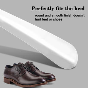 Corne à chaussures en métal de qualité supérieure en acier inoxydable 16.5 "longue poignée 7.5" voyage Portable bottes corne pour hommes femmes personnes âgées enfants - Product Image 4