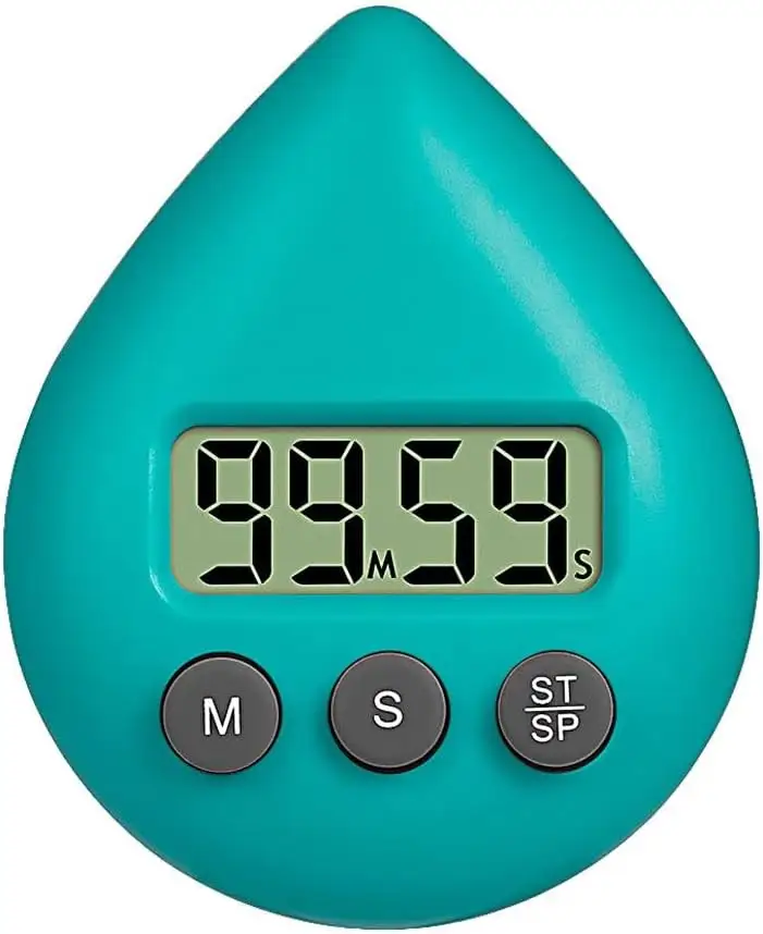 Classroom Timers Kitchen Timer Bathroom Clock Energy Saver Waterproof Digital Timer (Batteries Not Included)