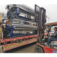 Machine à tisser Jacquard sans navette à jet d'air et d'eau Dapeng, motorisée par moteur haute vitesse 2,2 kW, contrôlée par PLC, 1000 tours/min