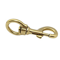 Vente en gros de 80mm de haut en acier inoxydable 316 fermoir mousqueton à ressort pivotant pour laisse de chien