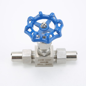 Vanne à aiguille en acier inoxydable J23W-320P haute température, filetage interne avec instrument de soudage pour le gaz et le pétrole, vente en gros - Product Image 1