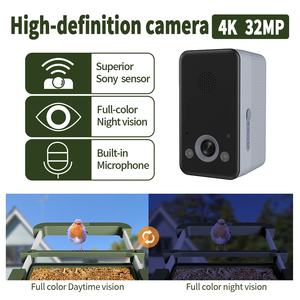 Finestra esterna telecamere per uccelli e wifi high-tech stazione di alimentazione degli uccelli smart bird house con la macchina fotografica - Product Image 2