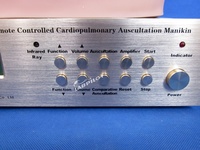 Simulateur d'auscultation cardiopulmonaire de poitrine, enseignement des examens physiques, mannequin d'enseignement des sons du cœur et des poumons