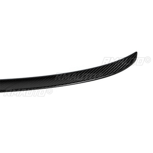 Aileron arrière style M5, aspect carbone/noir brillant, pour BMW Série 5 G30 2018-2022, accessoire de carrosserie - Product Image 6