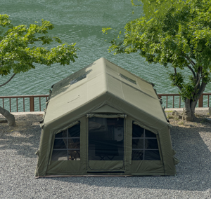 17.2 Hot Selling <b>Glamping</b> Green Inflatable Air Outdoor Camping <b>Tent</b> With 10 Person YQCT33 17.2 Air <b>Tent</b> Inflatable Camping <b>Tent</b> - Product Image 5