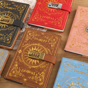 <span class=keywords><strong>Quaderno</strong></span> Vintage In Ecopelle Con Lucchetto A5 Diario Decorativo Con Chiusura <span class=keywords><strong>A</strong></span> Combinazione Regalo Ufficio Scrittura - Product Image 4