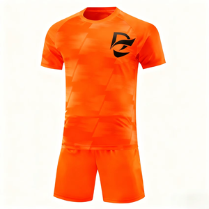 Conjunto de Uniforme de Fútbol Multicolor Unisex, Transpirable, de Secado Rápido, para Entrenamiento y Partido, con Logotipo Personalizable, Traje Deportivo de Fútbol para Equipo - Product Image 1