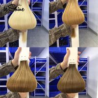 Extensions de cheveux humains LeShine Hair, cheveux russes naturels Remy, cuticules intactes, super double drawn, à bandes adhésives.