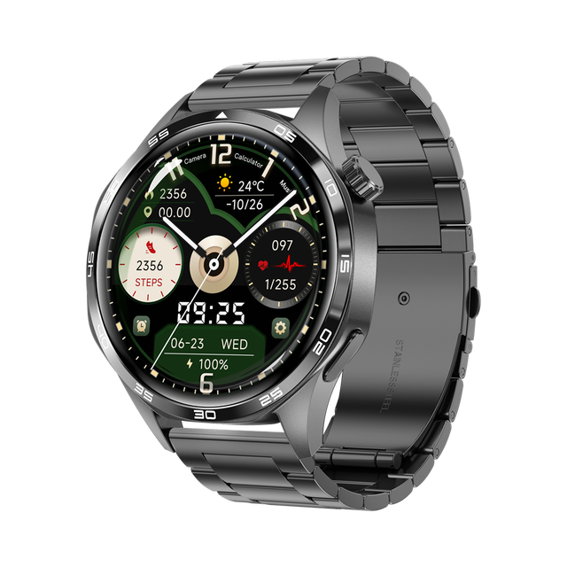 Watch 5 Pro HD Screen Smart Watch Answer Call IP67 Waterproof Sports Fitness Tracker Heart Rate Monitoring NFC Business Watch
