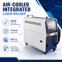 Soudeuse laser à fibre portable 3-en-1, machine de nettoyage manuelle, décapant de rouille 2000W refroidi par air pour les infrastructures portuaires et maritimes