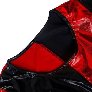 Costume de Clown Noir et Rouge à Carreaux pour Femme - Idéal pour Halloween, Carnaval et Fêtes - Nouveauté Promotionnelle - Product Image 5