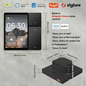 2026 Altın Güvenlik En Çok Satan Zigbee Wifi 3.5 İnç Merkezi Kontrol İnteraktif Panel Dokunmatik Duvar Anahtarı Dahili IR Kontrol Cihazı - Product Image 3
