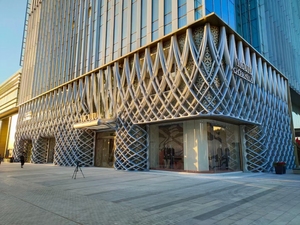 Panel de Aluminio Contemporáneo para Muro Cortina, con Recubrimiento en Polvo Anticorrosión, Resistente al Fuego, con Garantía de 5 Años para Oficina - Product Image 1