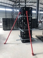 Kaixuan – Coffrage modulaire réutilisable en plastique ABS léger pour bâtiment moderne, pince de colonne réglable, moule carré, durée de vie prolongée