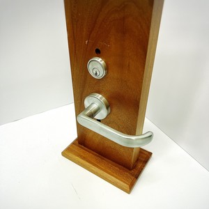 Juego de Manijas de Níquel Cepillado de Grado Comercial, Estilo Moderno y Minimalista, para Cerraduras de Embutir en Habitaciones de Hotel - Product Image 4