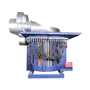 Máquina de fundição de cobre de alumínio, furadeira de aço de indução de derreter 500kw 700kw