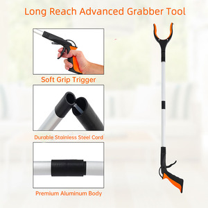 工业级铝制 32 英寸可折叠抓取工具 360 度旋转钳口 磁性尖头 3 年保修 垃圾拾取器 - Product Image 6