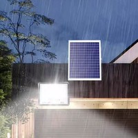 Projecteur LED Solaire 500W IP65 Crépuscule à l'Aube avec Télécommande OEM ODM Petit MOQ Logo Personnalisé Éclairage de Sécurité Extérieur en Aluminium