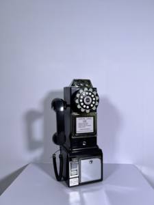 실제 전화 기능이있는 레트로 공중 전화 - Product Image 4