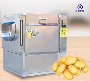 Machine à éplucher les légumes racines, manioc, <span class=keywords><strong>pomme</strong></span> <span class=keywords><strong>de</strong></span> <span class=keywords><strong>terre</strong></span>, carotte, gingembre, nettoyage, avec fonction <span class=keywords><strong>de</strong></span> polissage <span class=keywords><strong>des</strong></span> impuretés - Product Image 4