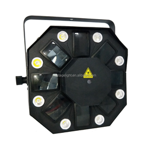 Popular Luz Láser de Efecto Combinado LED Blanco de 8x1W y LED RGBWA de 5x3W para Conciertos, DJ, Fiestas y Escenarios - Product Image 1