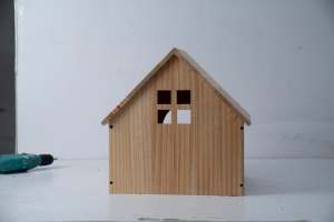 بيت خشبي طبيعي صديق للبيئة للقطط والكلاب، سرير مريح للحيوانات الأليفة - Product Image 5