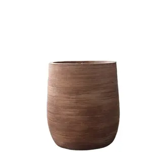 Vendita calda eco-friendly rotondo pentole di cemento per <span class=keywords><strong>piante</strong></span> succulente uso interno/esterno decorazione del giardino - Product Image 1