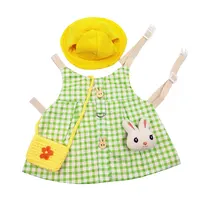 Pet Rabbit Clothes Traction Rope Costume Hat Rabbit Walking Harness Leashes