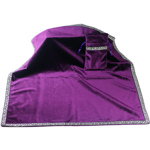Maßge schneiderte Altar <span class=keywords><strong>Tarot</strong></span> Tischdecke Stoff Weissagung Wicca Samt <span class=keywords><strong>Tarot</strong></span> Stoff - Product Image 3
