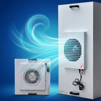 Sistem FFU Modular Baru H13 HEPA Desain Plug-and-Play untuk Ruang Bersih Laboratorium |   Filter Udara Aluminium Ukuran Sesuai Pesanan Tersedia