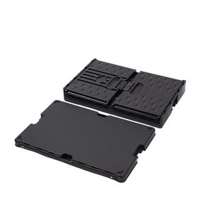 Tianyu รถเข็นช็อปปิ้งพับได้พลาสติก4ล้อเข็น T750R ดันซูเปอร์มาร์เก็ต - Product Image 3