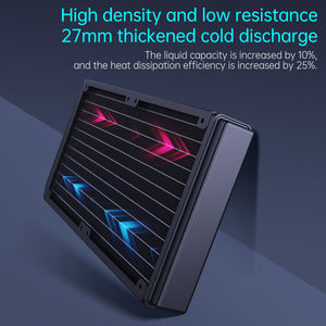 Muñeco de nieve 240mm negro alto destino grueso radiador CPU enfriador RGB CPU ventiladores <span class=keywords><strong>PC</strong></span> procesador refrigeración por agua - Product Image 2