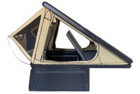 Tente de camping pour camionnette à coque rigide imperméable à double couche pour 2-3 personnes, utilisable en toutes saisons, pour le toit d'un véhicule