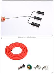 Brûleur GPL multi-têtes, lance-flammes à double, triple ou quadruple buse, lance-flammes liquéfié haute température - Product Image 4