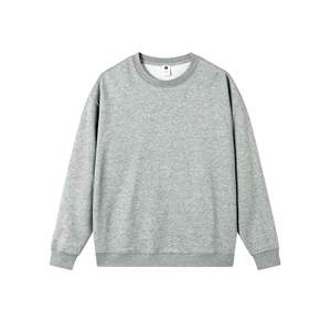 Surdimensionné Fit Logo personnalisé hommes 330GSM pull sweat 100% coton goutte épaule ras du cou couleur unie pour une tenue décontractée - Product Image 3