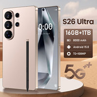 Teléfono Inteligente S26 Ultra Android Desbloqueado 5G con 1TB de Almacenamiento, 16GB de RAM, Deca Core, Pantalla de 7.3 Pulgadas, Cámara de 108MP, Compatible con 3G y 4G