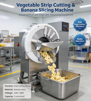 Machine à découper les bananes électriques, machine automatique pour faire des chips de bananes, machine à découper les plantains multi-chips