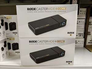 Rode Caster Video Core Audio Mixer Director อุปกรณ์ผสมเสียงและวิดีโอสำหรับพอดแคสต์ การบันทึกเสียงสด และการขยายเสียง - Product Image 1