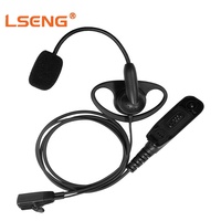 Casque d'écoute avec micro flexible en forme de D pour talkie-walkie Motorola XIR P8200 P8620 P8668i APX6500 DP4601 XPR7380