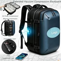 Sac à dos grande capacité en tissu Oxford, étanche, antivol, avec port USB et compartiment à chaussures, compressible et extensible, pour la vente en gros