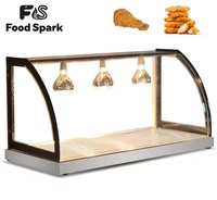 Vitrine chauffante KFC de 1 à 1,5 mètre pour poulet frit