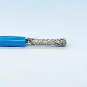Câble flexible imperméable de robot de PUR de bouclier de conducteur de cuivre de 2 3 4 5 6 noyaux