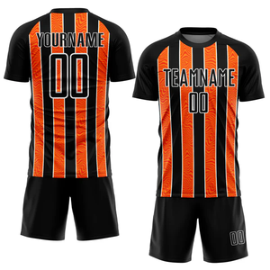 Personnalisation du Nom et du Numéro du Joueur pour une Identification Facile, Look Professionnel, Maillot de Football Court 100% Polyester à Séchage Rapide - Product Image 5